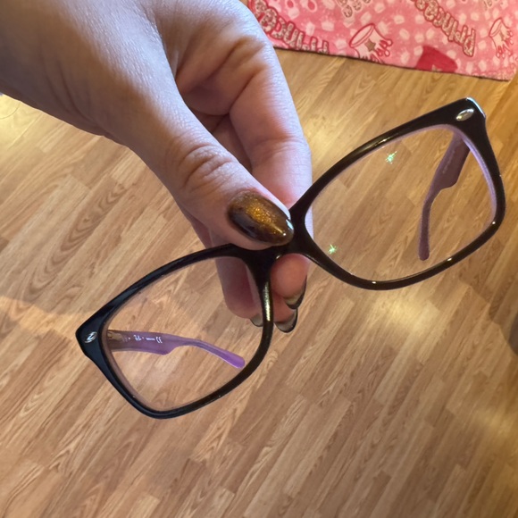 Ray-Ban Brown Eyeglasses with Case - Picture 3 of 4